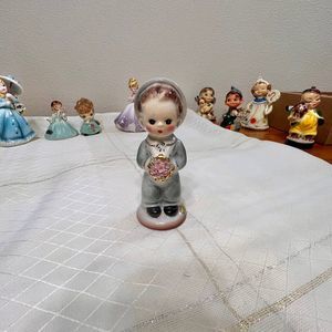 Vintage Josef Originals TEDDY BOY Porcelain Figurine, Groom Doll, Bridal Party
